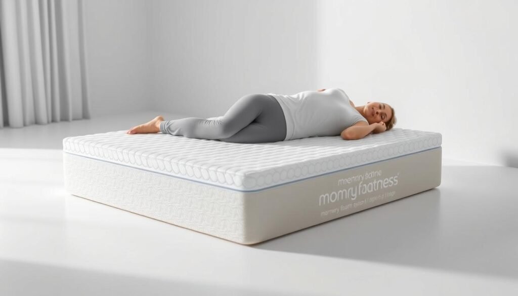 生成一張記憶棉護脊床褥的圖片 生成一張記憶棉護脊床褥的圖片