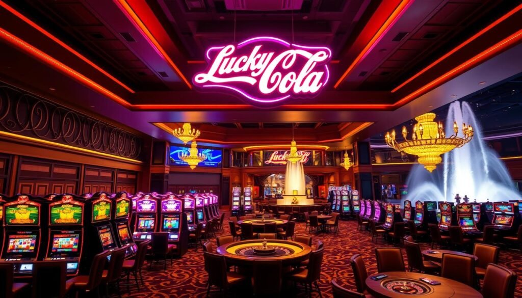 Lucky Cola Casino features