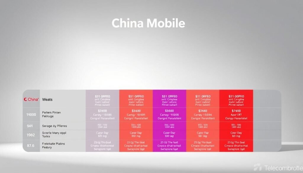 中國移動月費計劃比較 中國移動月費計劃比較