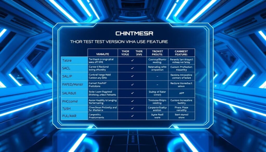 雷神測試版功能比較